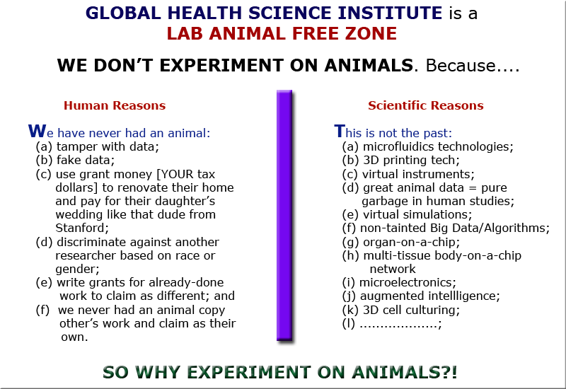 Lab Animal Free Zone initial information for Global Health.
